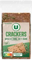 Crackers aux graines de courge - paquet de 175g