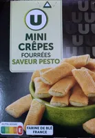 Mini crêpes fourrées pesto
