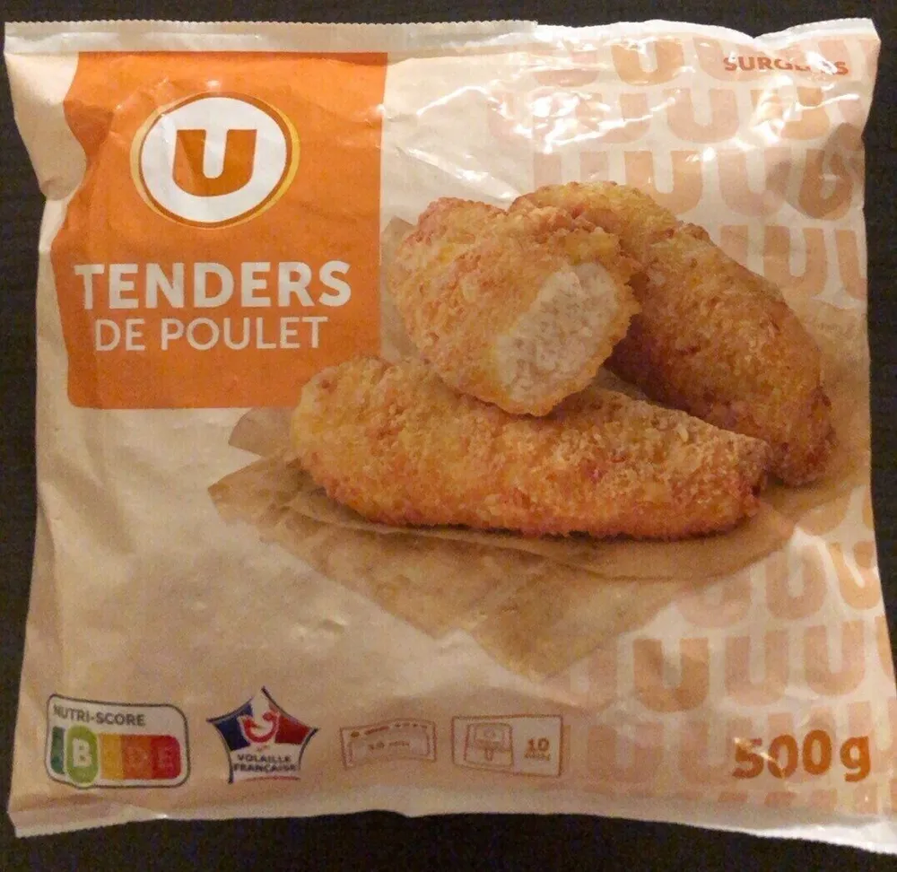 Tenders de poulet surgelés