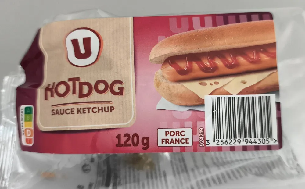 Hot dog saucisse Ketchup