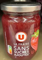Préparation de fraises sans sucre ajouté pot de 280g