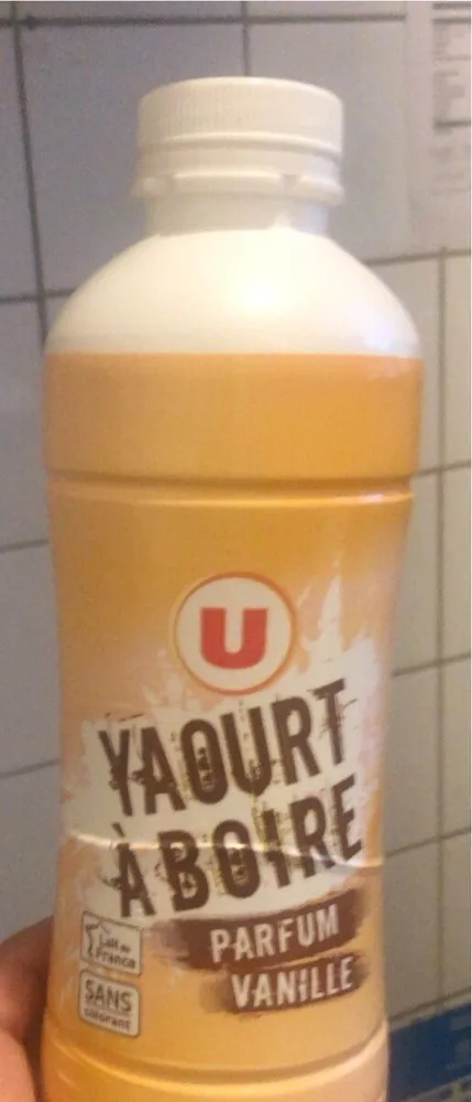Yaourt à boire, parfum vanille
