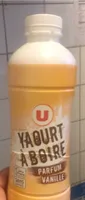 Yaourt à boire, parfum vanille