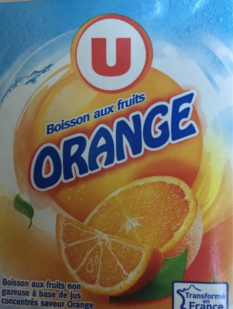Boisson aux fruits orange