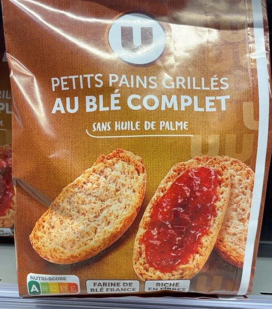 Petit pains Grilles au blé complet