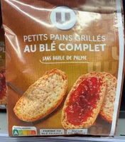 Petit pains Grilles au blé complet
