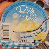 Riz au lait Saveur Vanille