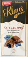 Chocolat Lait Fourré à la Myrtille