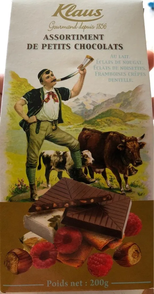Assortiment de petits chocolats