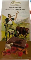Assortiment de petits chocolats