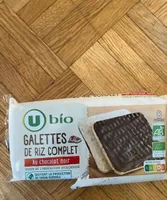 Galette de riz complet au chocolat noir