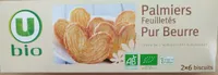 Palmiers feuilletés pur beurre