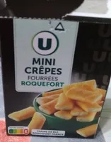 Mini crêpes fourrées roquefort