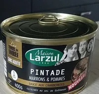 Pintade marrons et pommes