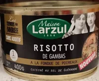 RISOTTO DE GAMBAS A LA FONDUE DE POIREAUX