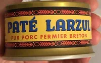 Paté larzul pur porc fermier breton