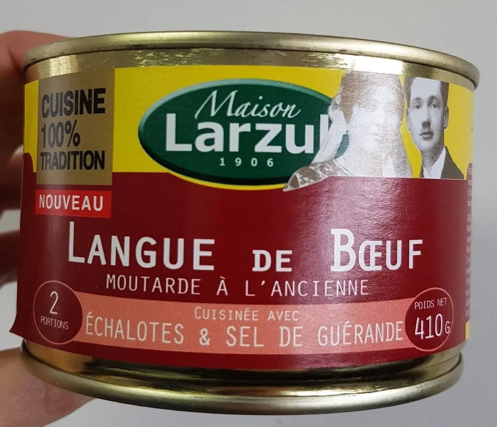 Langue de boeuf moutarde à l'ancienne