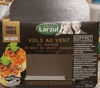 Vols au vent au homard et noix de Saint Jacques