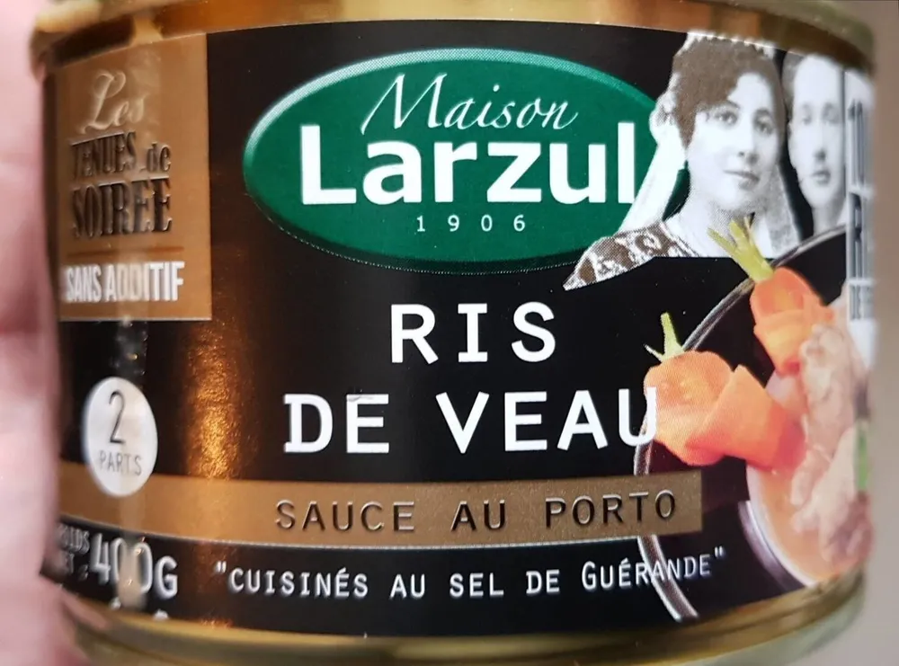Ris de veau Sauce au Porto