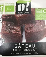 Bio N! nature gateau chocolat