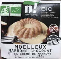 Moelleux marrons Chocolat et sa crème de Marrons
