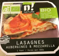 Lasagnes Aubergines & mozzarella