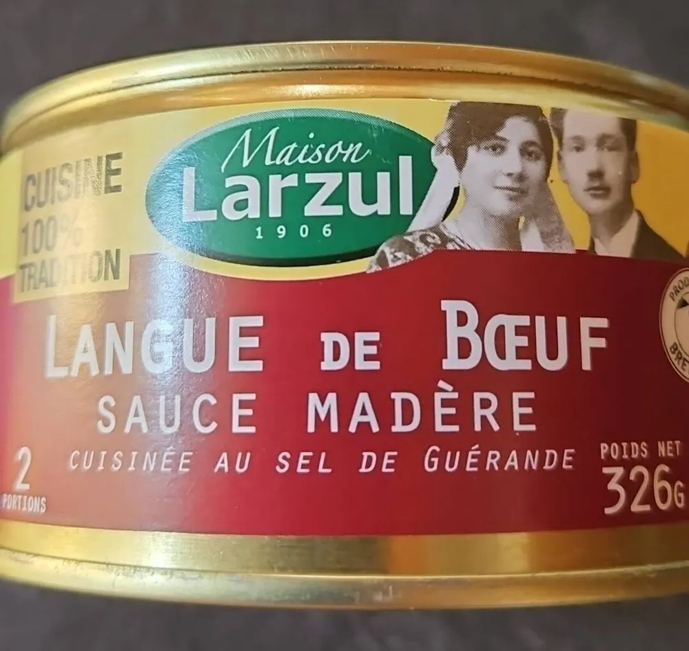 Langue de bœuf sauce madère