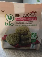 U Bio mini cookies Canneberges & spiruline