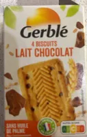 Gerblé 4 biscuits lait chocolat