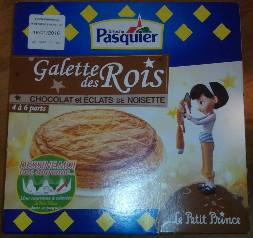 Galette des Rois Chocolat et éclats de noisette