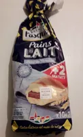 Pains au lait barre de chocolat