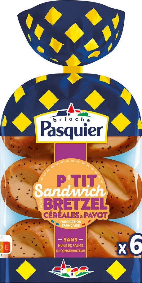 Ptit Sandwitch façon Bretzel Céréales et Pavot x 6