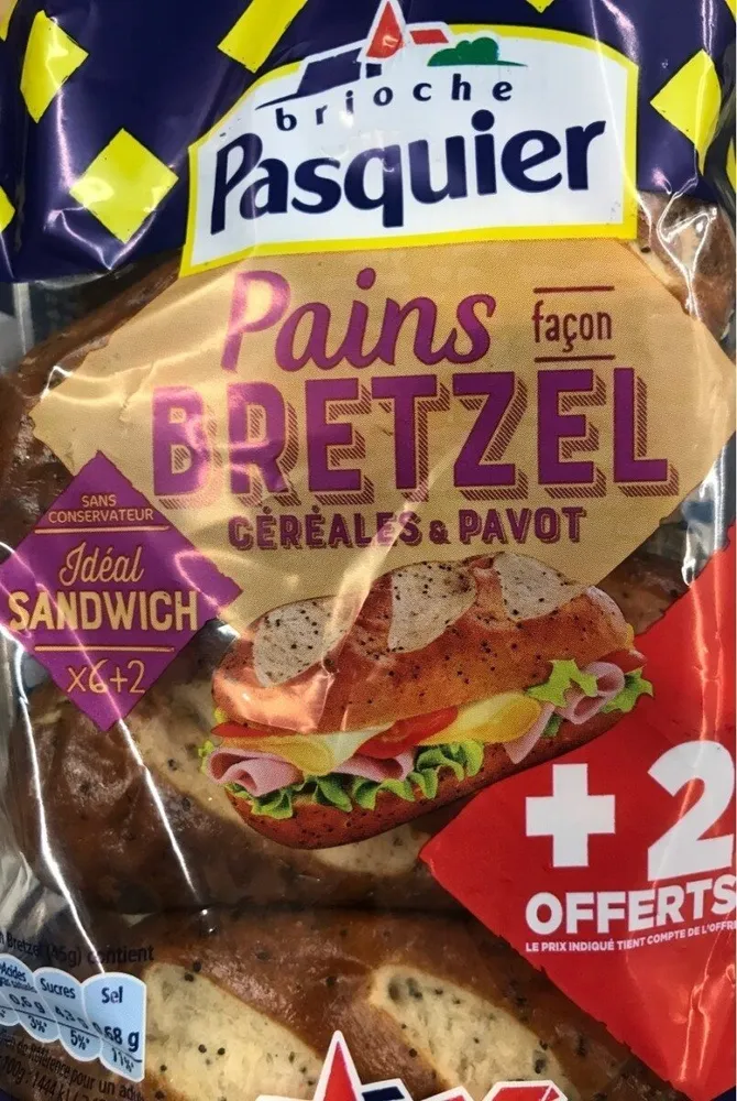 Pains bretzel céréales pavot
