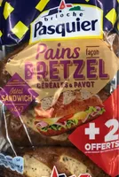 Pains bretzel céréales pavot