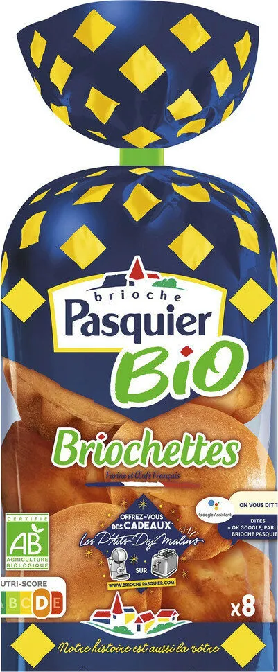 Briochettes bio x 8
