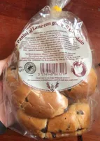 panini al latte con gocce di cioccolato
