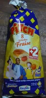 Pitch brioches Fraise (x 8 + 2 gratuits) - 385 g - Brioche Pasquier