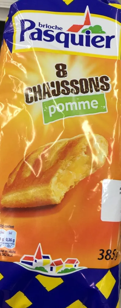 8 Chaussons Aux Pomme, Sachet De 385 Grammes, Marque Pasquier