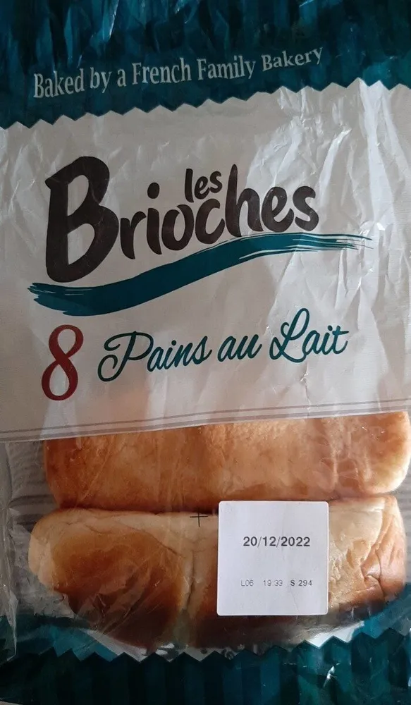 Les Brioches 8 Pains au Lait