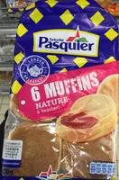 6 Muffins nature à toaster