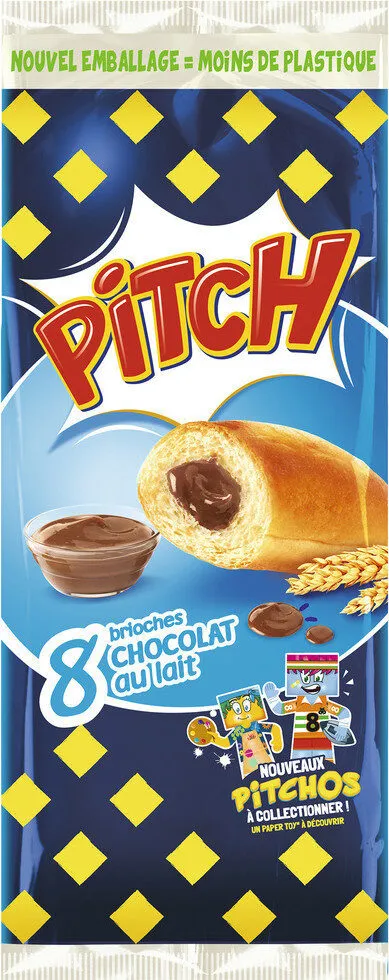 8 brioches chocolat au lait