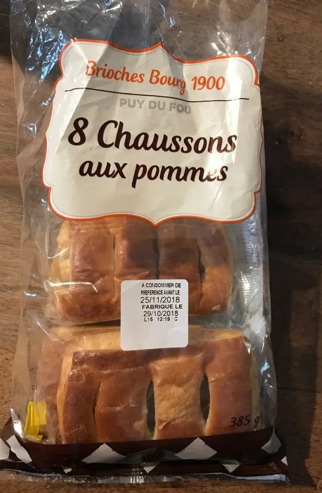 8 chaussons aux pommes