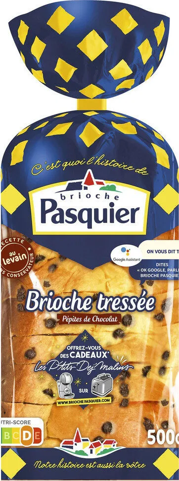 Brioche Tressée Tranchée Pépites