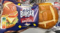 Pains burger façon bretzel