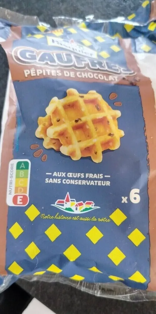 Gaufres pépites de chocolat