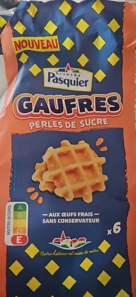 Gaufres, perle de sucre