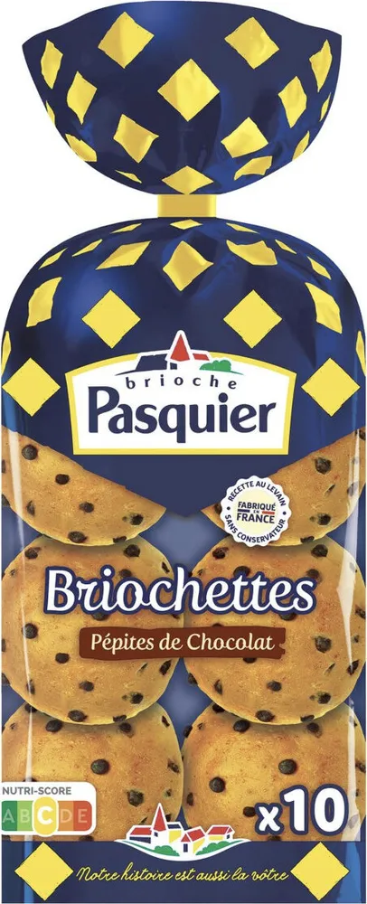 Brioches aux pépites de chocolat
