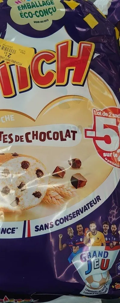 Brioche pépites chocolat