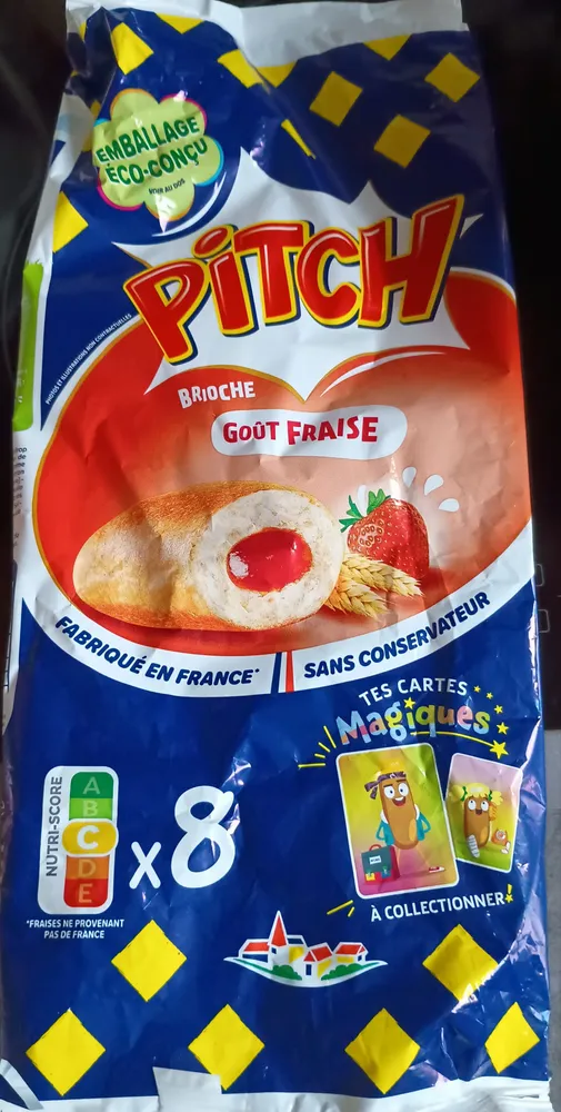 Brioche goût Fraise