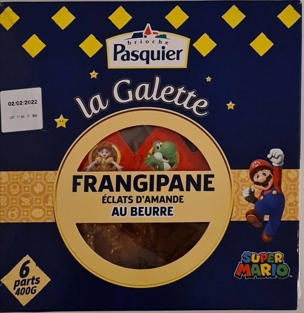 la Galette FRANGIPANE ÉCLATS D'AMANDE AU BEURRE